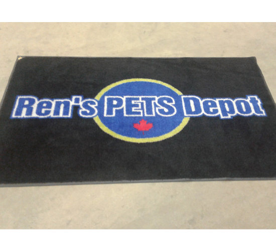 Custom logo on mat